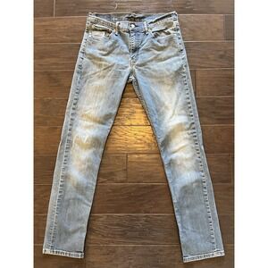 Levi's 511 Jeans Mens 33x34 Blue Slim Fit Light Wash Denim